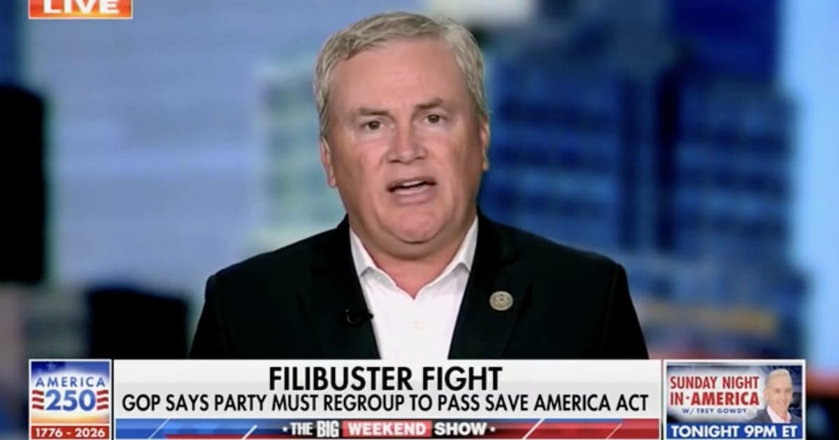MAGA Stooge James Comer Blasts 'Weak' Republicans Over Donald Trump Issue