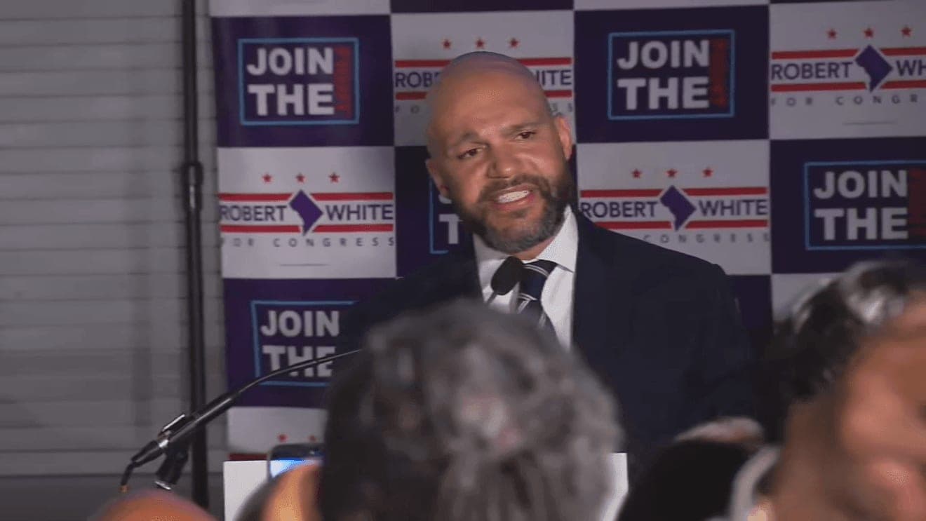 After projected DC primary win, Robert White shifts to general election