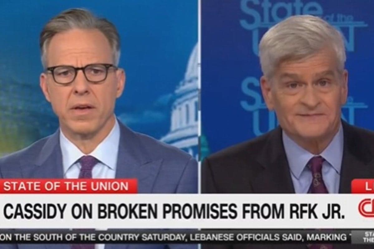 Cassidy attacks 'crazy, stupid' Trump comments on vaccines as he denies regret for RFK Jr. vote
