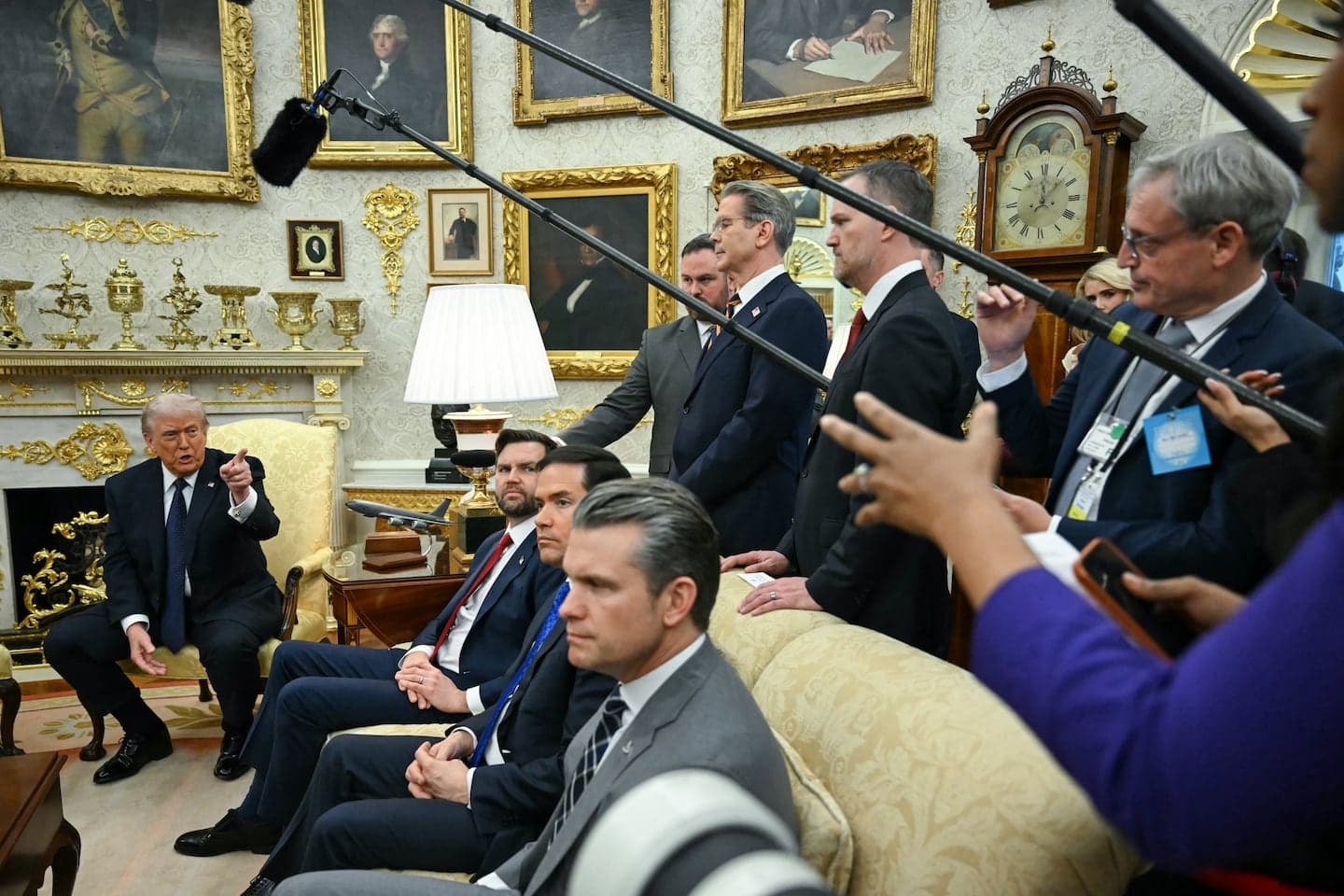 Critics accuse Trump of distraction with Iran strikes