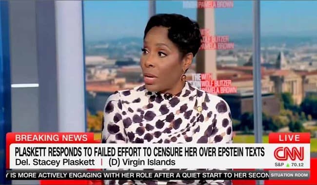 Del. Stacey Plaskett Tells CNN 'There Are a Lot of People Who Have Done a Lot of Crimes'