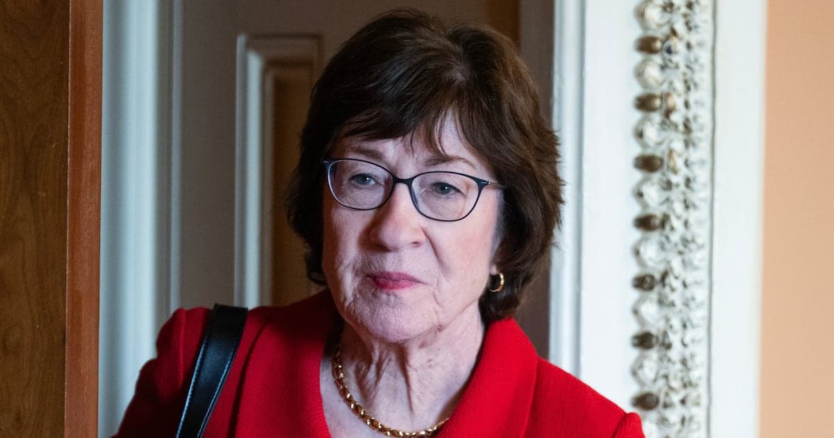 Embattled Republican Senator Susan Collins Tries to Claim Credit for ICE Climbdown After Maine Shooting