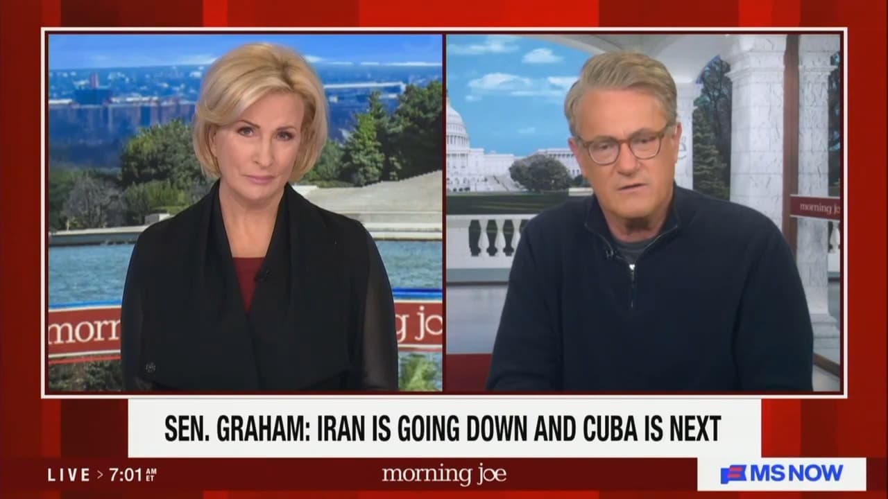 Joe Scarborough Slams Lindsey Graham's Cuba Threats