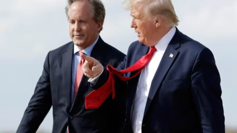 Trump respalda a Paxton y altera los planes republicanos del Senado en la contienda de Texas
