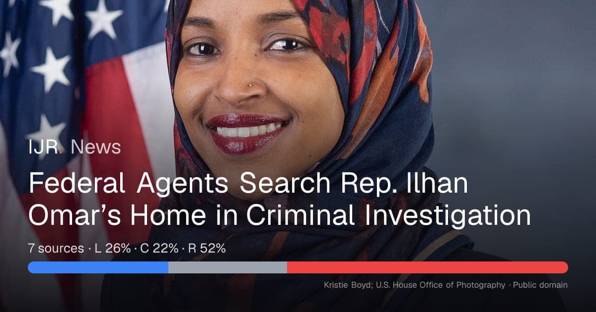 DHS Raids Ilhan Omar’s Home Amid Criminal Investigation