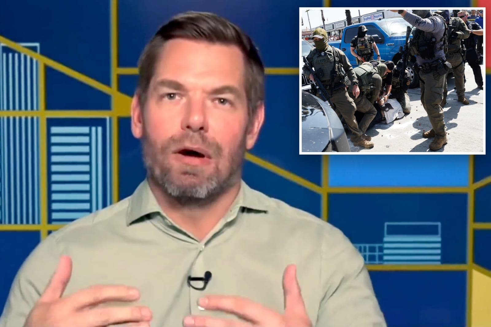 Swalwell once accused ICE agents of 'terrorizing women'