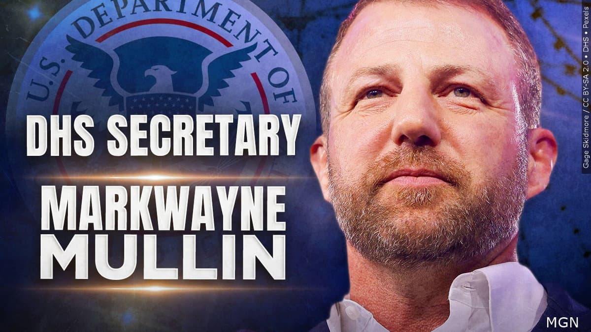 Markwayne Mullin sworn-in as DHS Secretary