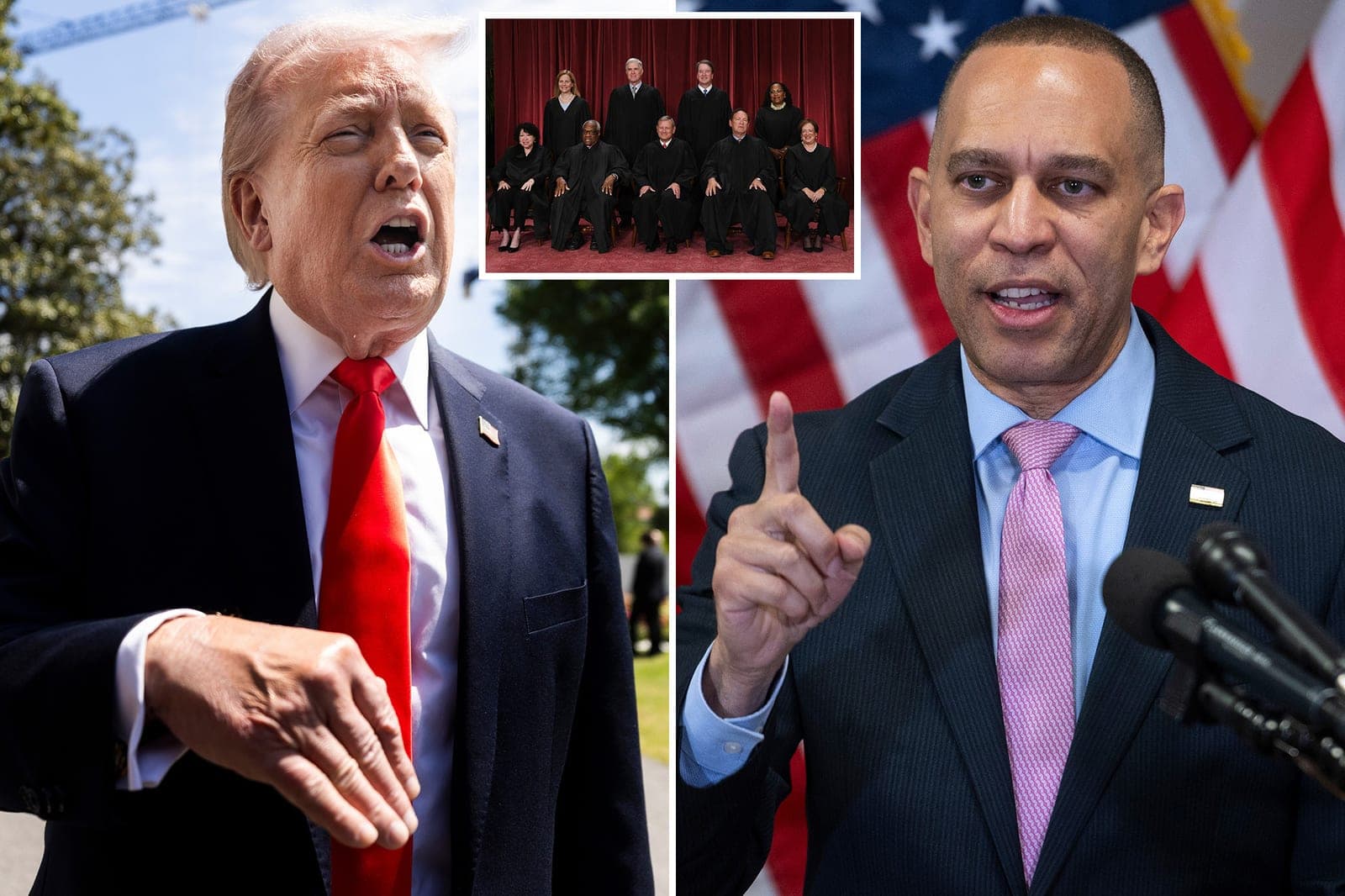 Trump demands Hakeem Jeffries 'impeachment' after top House Dem trashes Supreme Court