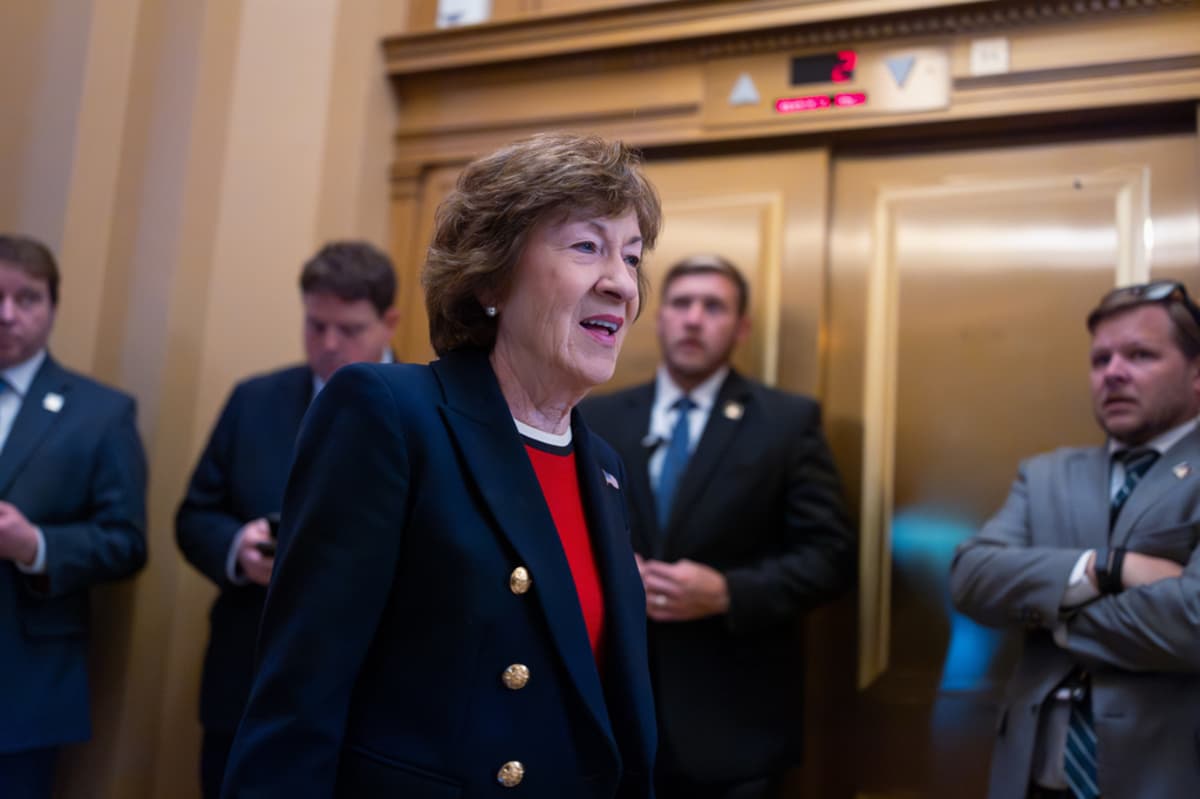 Susan Collins casts 10,000th consecutive vote, closing in on Senate record
