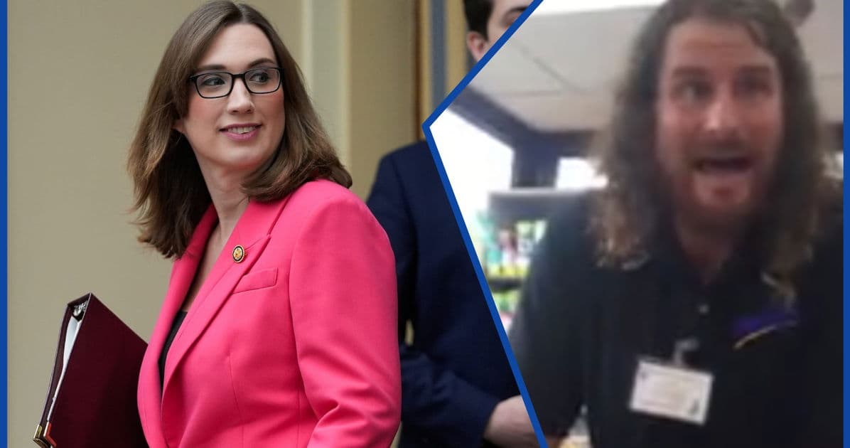 Bonkers Christian harasses Sarah McBride outside the Capitol: “Jesus is watching you!”