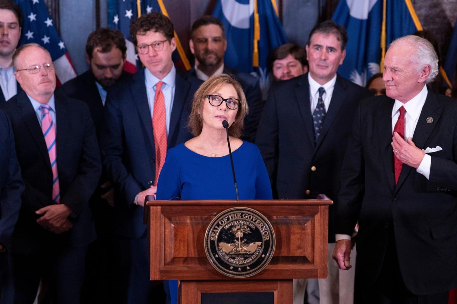 Darline Graham, sister of late Sen. Lindsey Graham, has been sworn in to finish his term