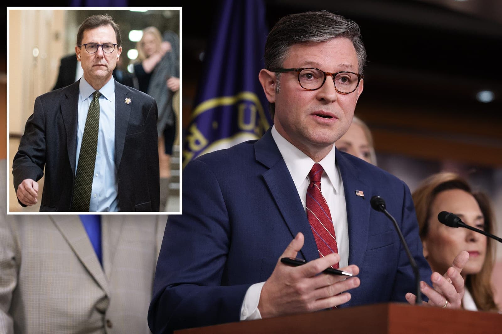 Speaker Johnson knows what happened to missing Rep. Tom Kean Jr., won't disclose it