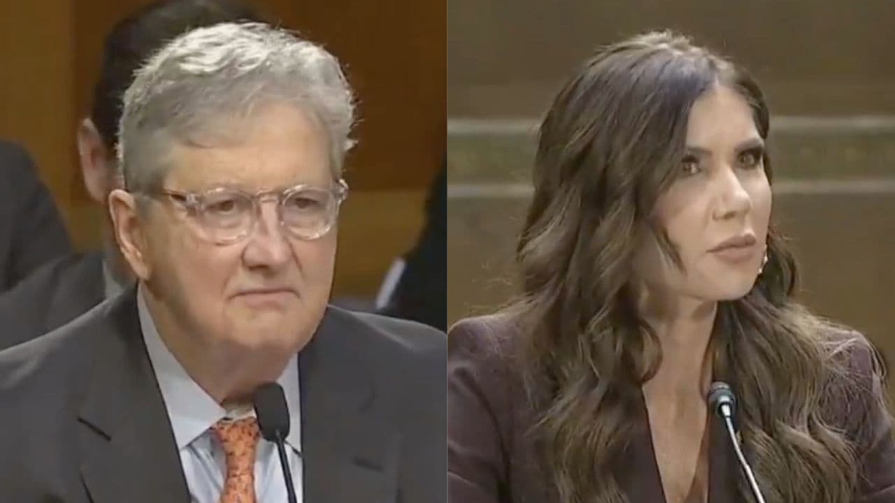 John Kennedy: Trump Threw Kristi Noem Under the Bus