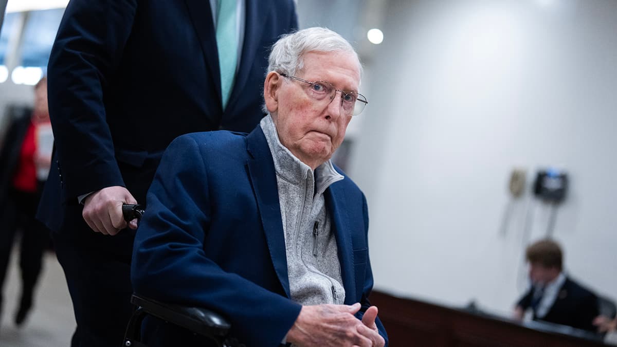 Senate leaders say they've spoken to McConnell in the hospital