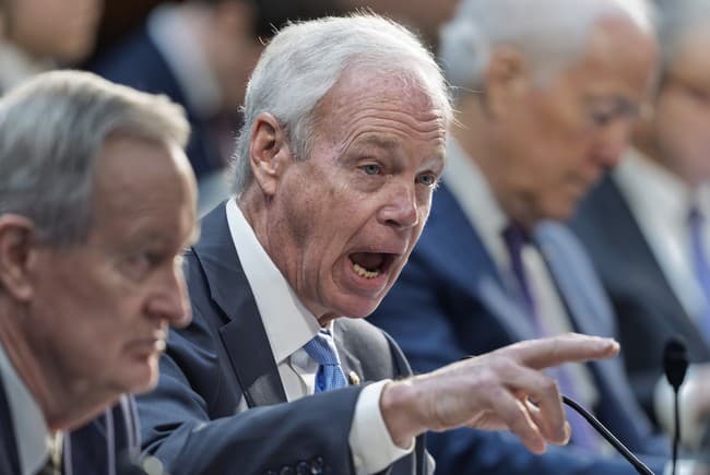 'You Disgust Me!' Ron Johnson Unloads on Smirking MN AG for Encouraging Violent Anti-ICE Protesters