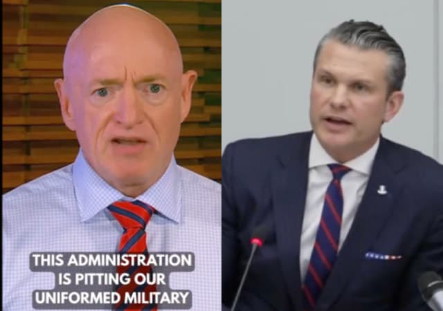 Sen. Kelly Sues Hegseth to Block Attempts to Cut Rank, Pension