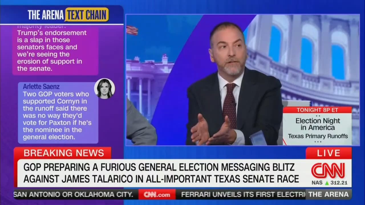Chuck Todd Roasts Trump Over Ken Paxton Endorsement