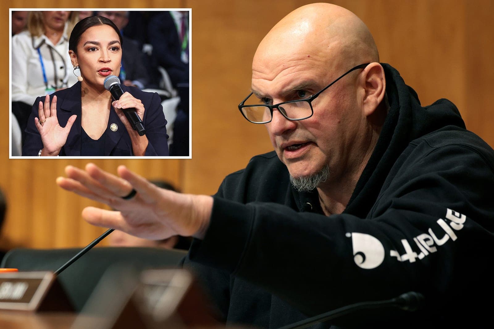 Fetterman eviscerates anti-Israel 'rot' in Democratic party, shuts down AOC's 'genocide' rhetoric