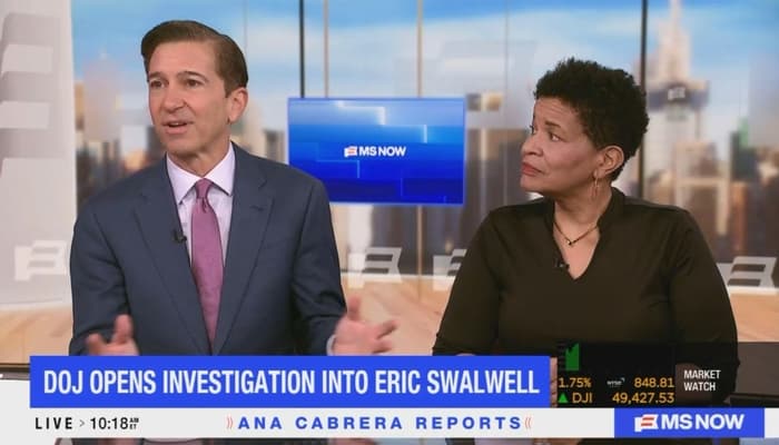 Ken Dilanian Defends Eric Swalwell in DOJ Investigation Over Sexual Allegations