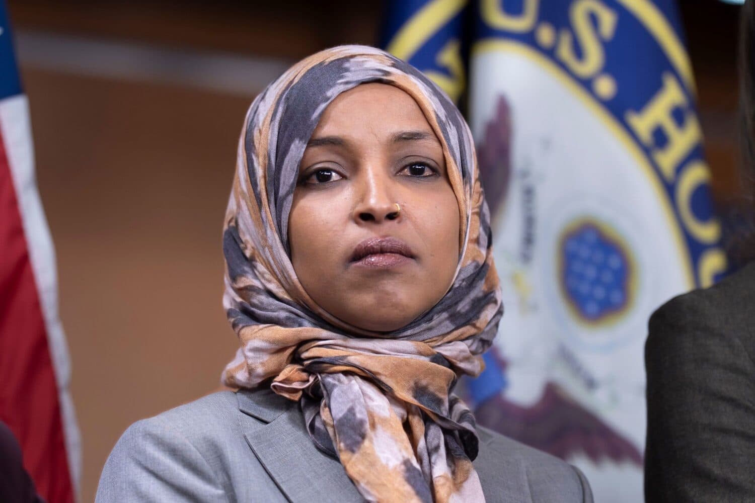 Rep. Ilhan Omar responds after federal officers search her home