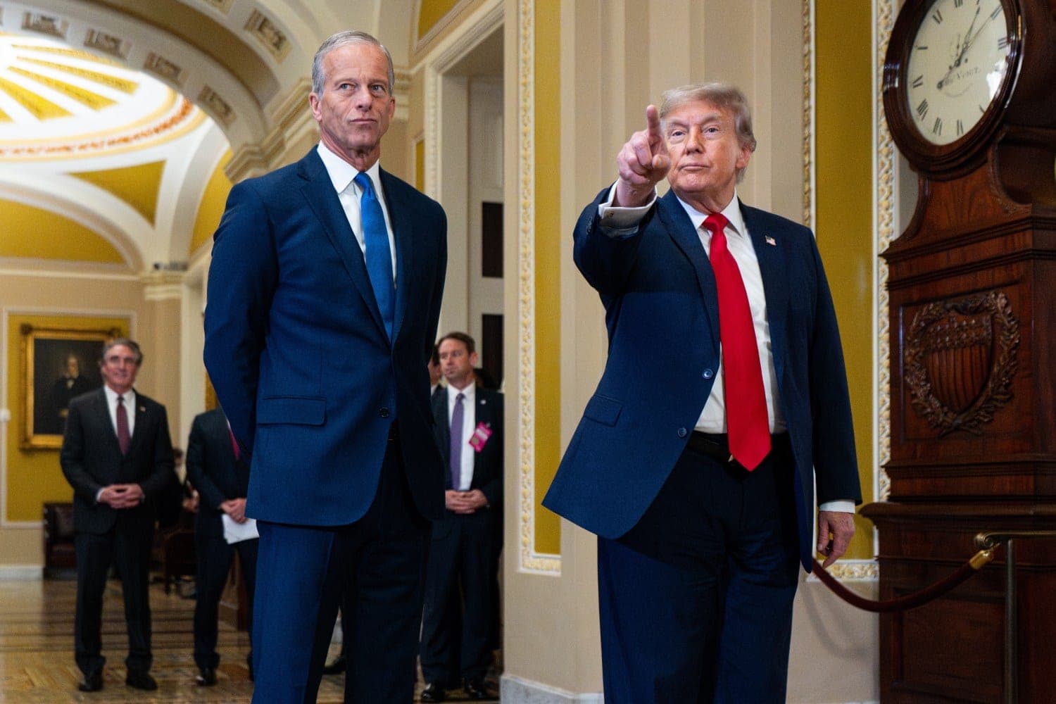 GOP senators buckle after Trump bullies them over Iran vote