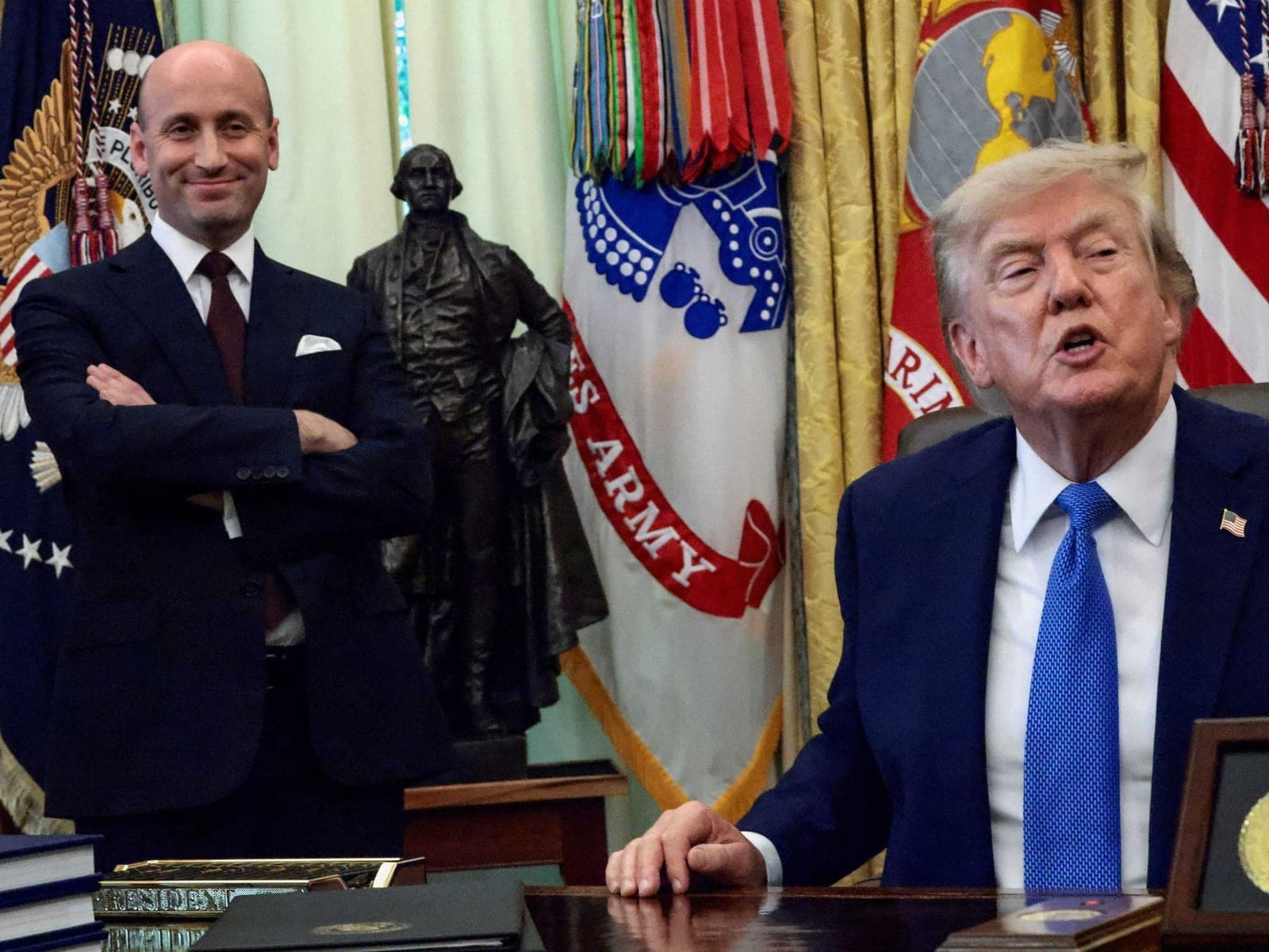 Trump swats away reporter's questions about accused abuser — as allies beg him to step in