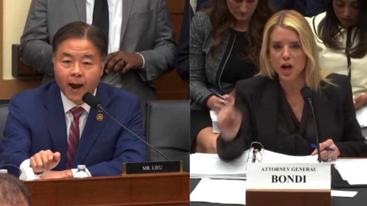 WATCH: Democrat Rep Ted Lieu Demands Pam Bondi Resign After Grilling Her on Epstein Files Release, Admits Biden AG Merrick Garland “Dropped the Ball” and Torches Her for Dropping Investigation into Prince Andrew