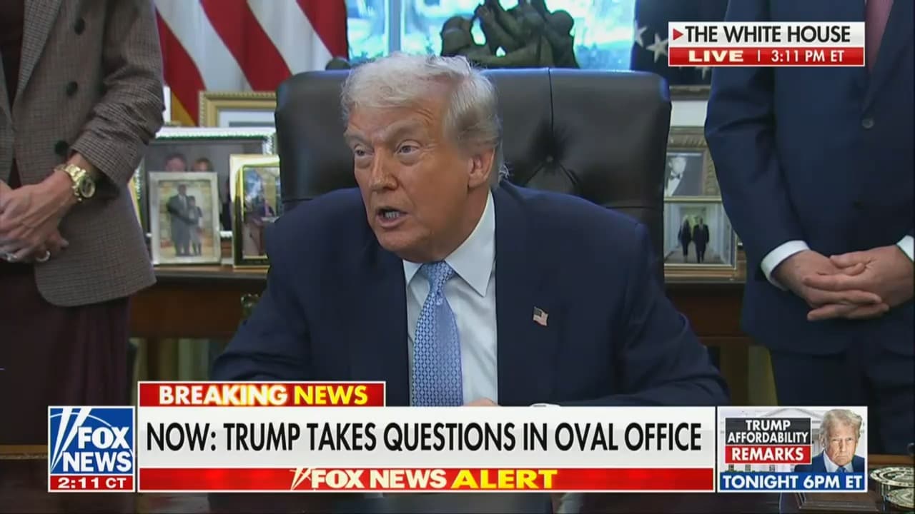 Trump Praises Ted Cruz After Being Asked About 2028 Campaign