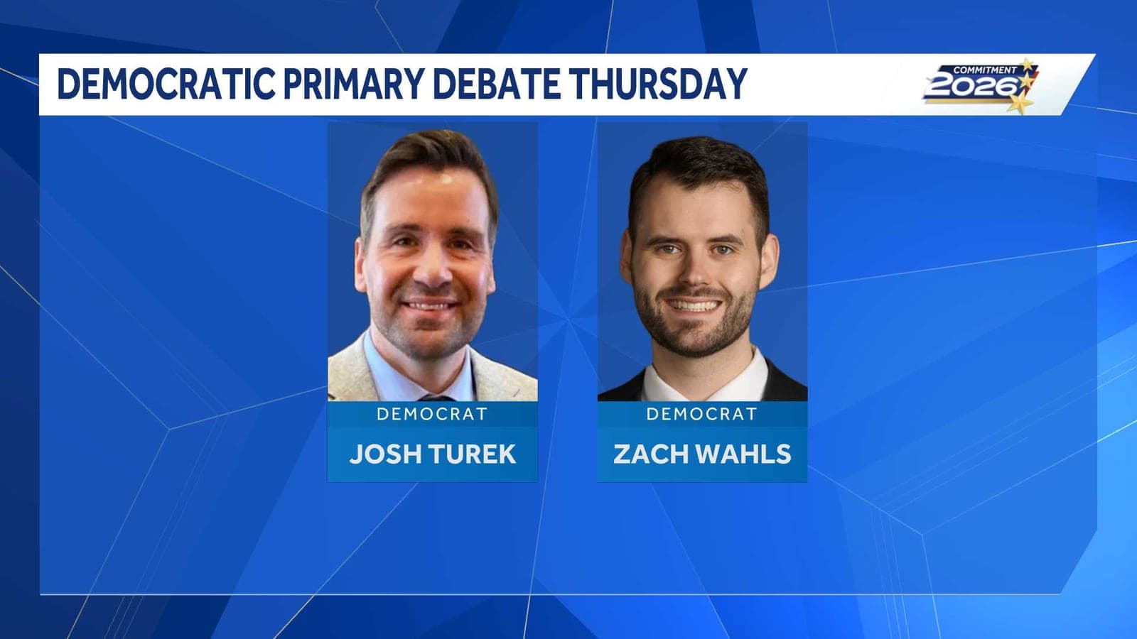Iowa politics: Turek, Wahls debate Thursday night on KCCI