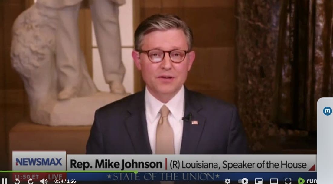Mike Johnson Explains Why He Didn't Eject Democrats Over 'Shameful' Behavior During State Of The Union