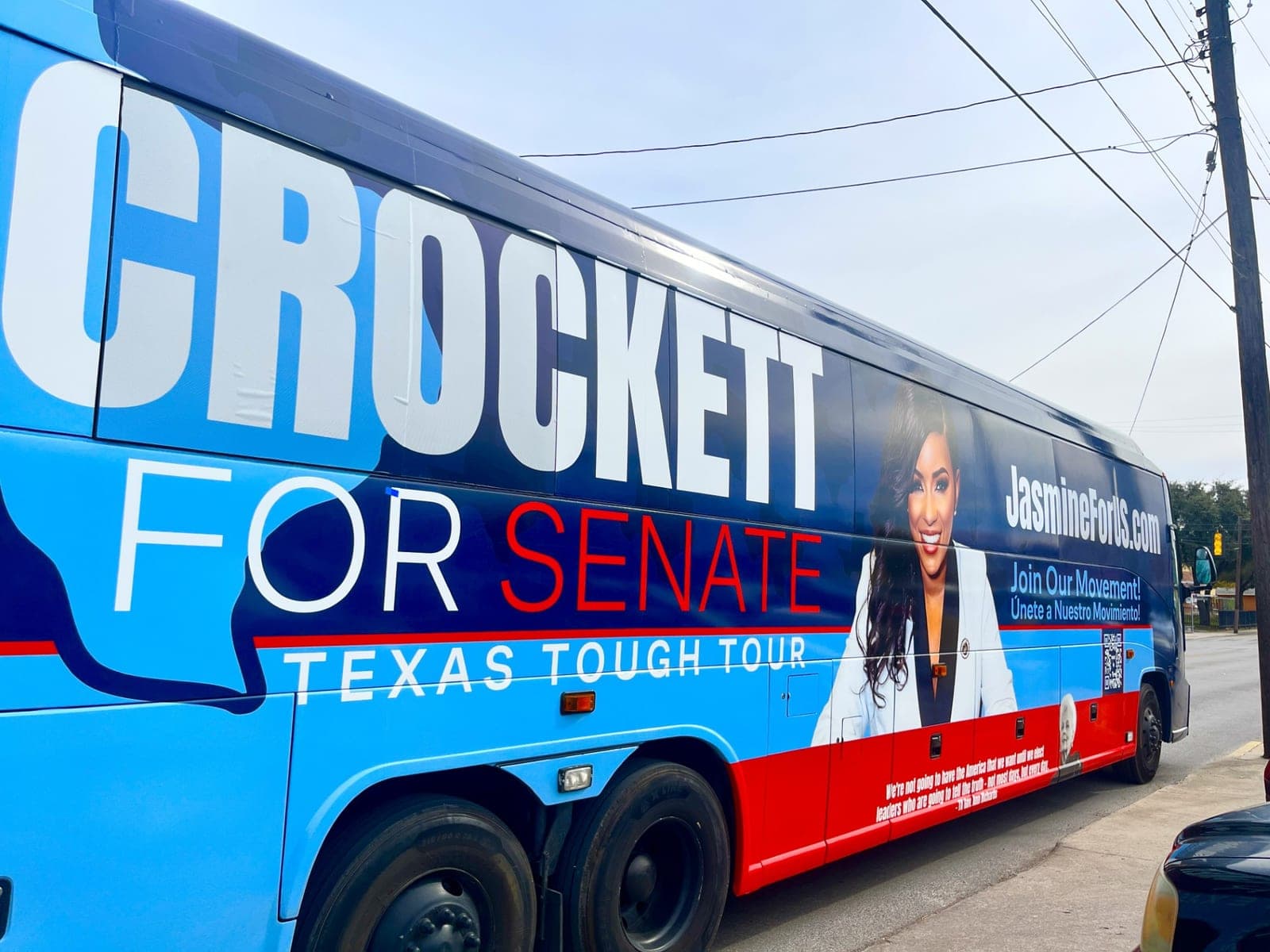 'We deserve better': Jasmine Crockett brings Senate campaign to San Antonio