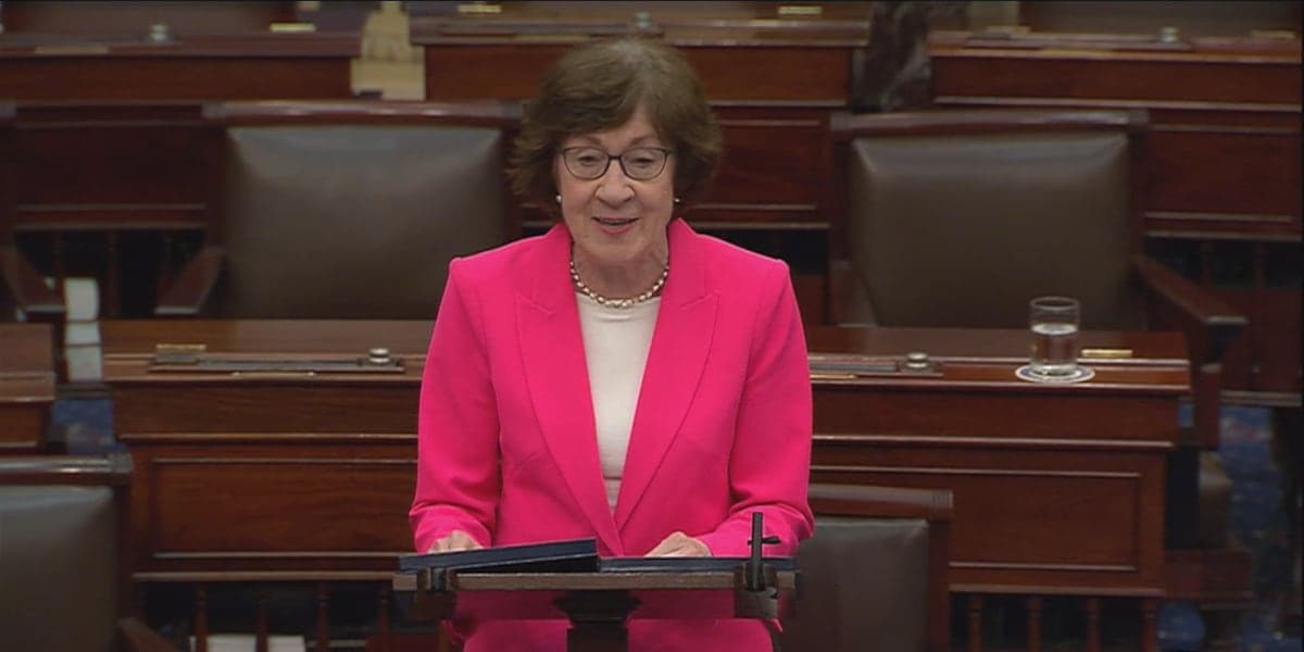 President Trump sends Sen. Collins a 'shot across her bow'