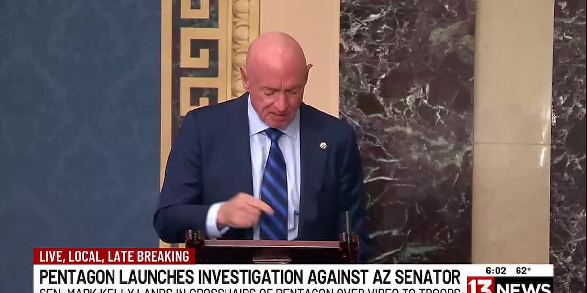 Pentagon will investigate Senator Kelly's statements