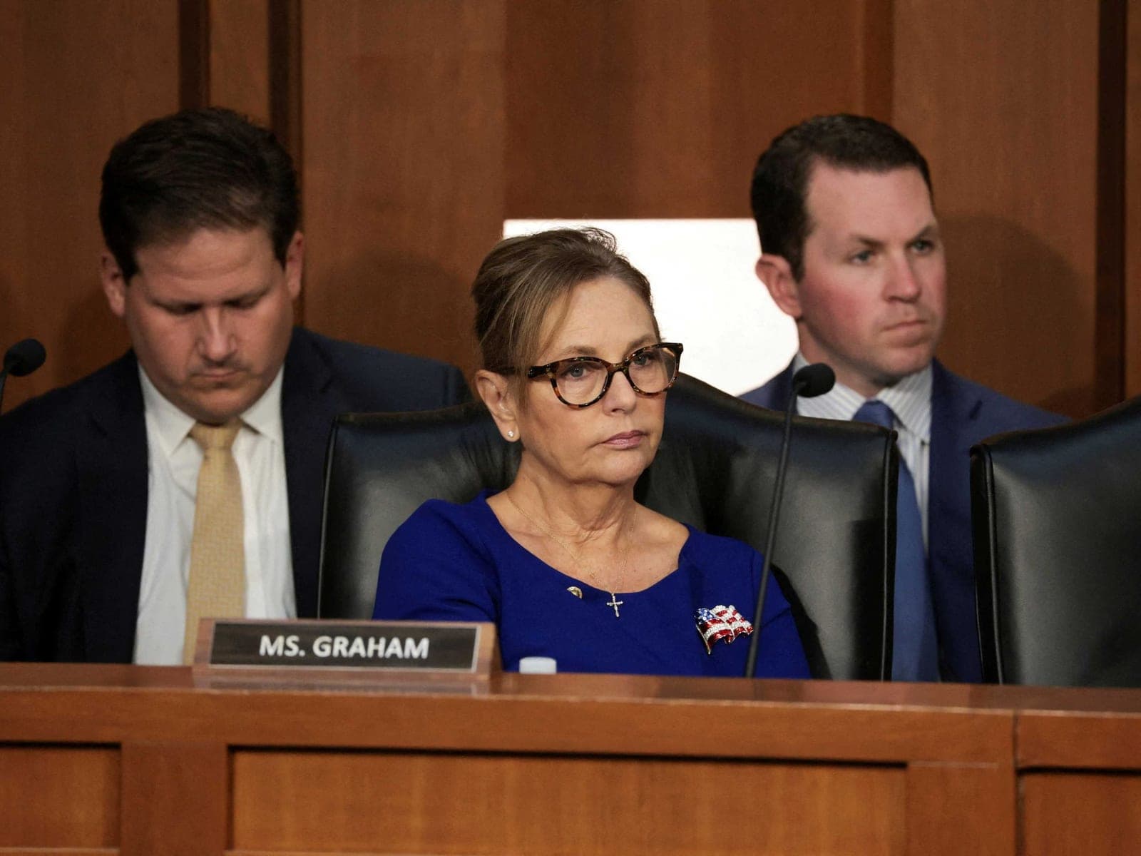 Darline Graham taunted after 'tripping headfirst' at the worst time for Republicans