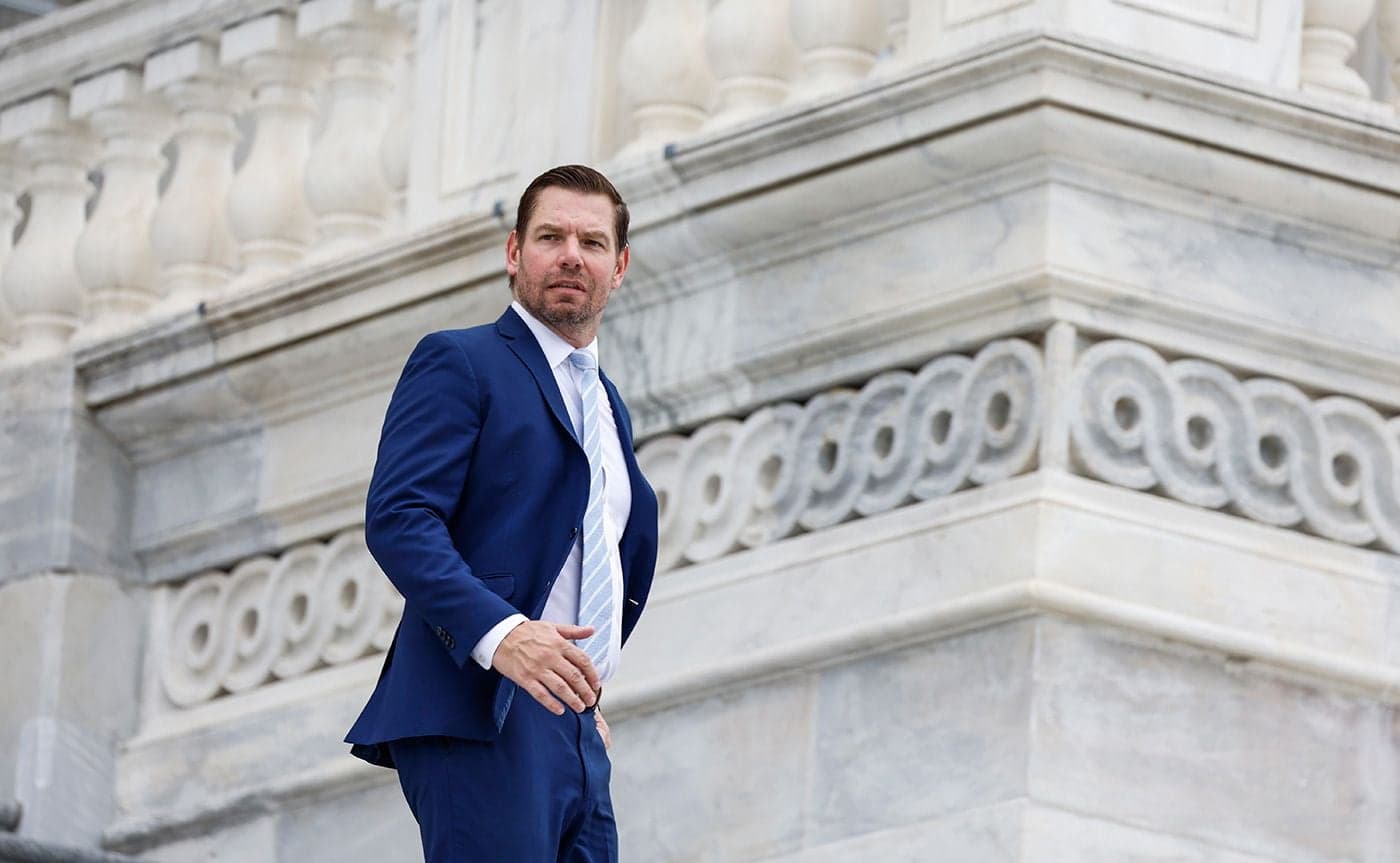Eric Swalwell Pushes Back on Trump and Patel Over Rehash of Chinese Spy Scandal