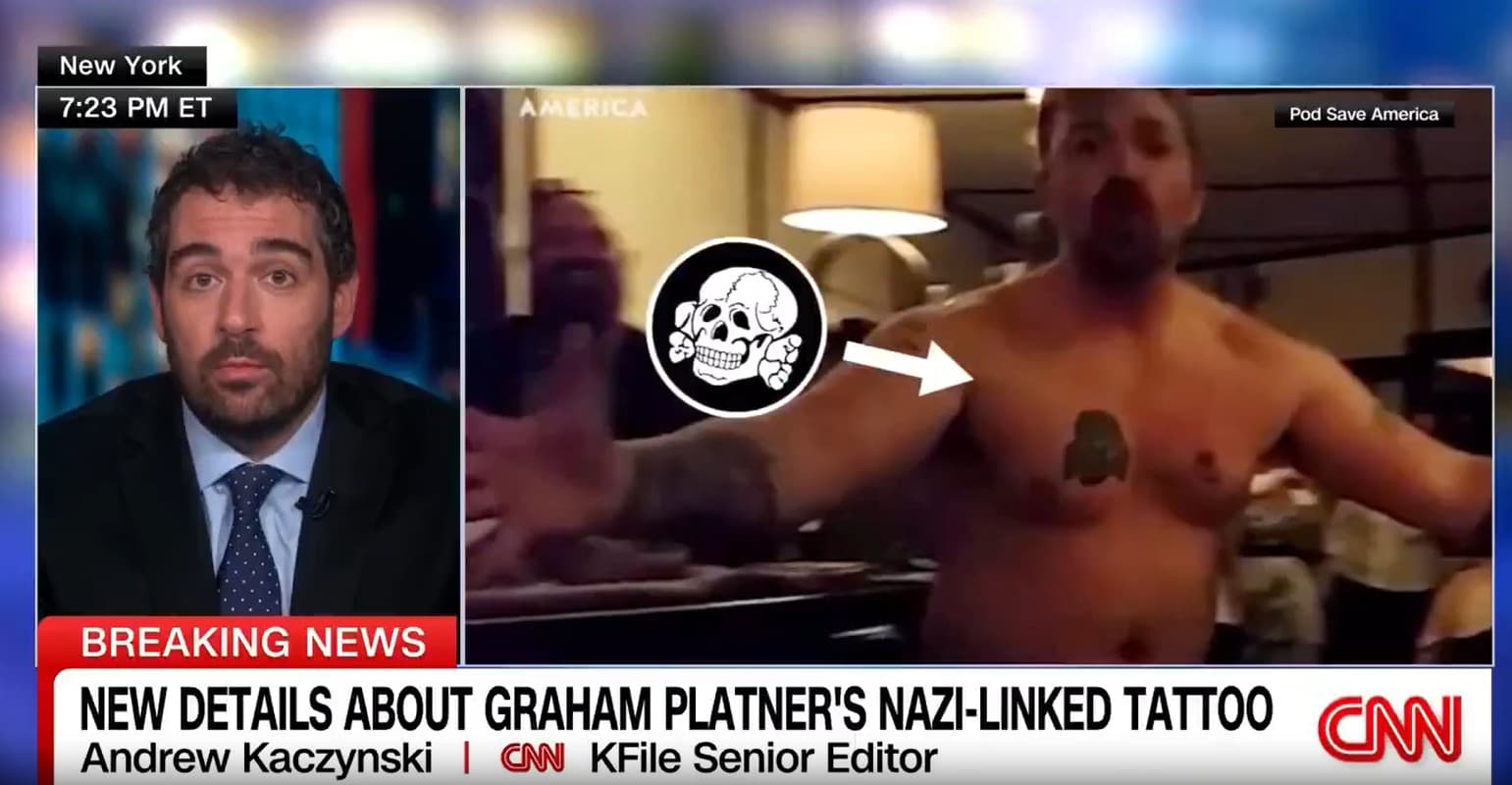 CNN's K-File Rebuts Graham Platner's Nazi Tattoo Denial