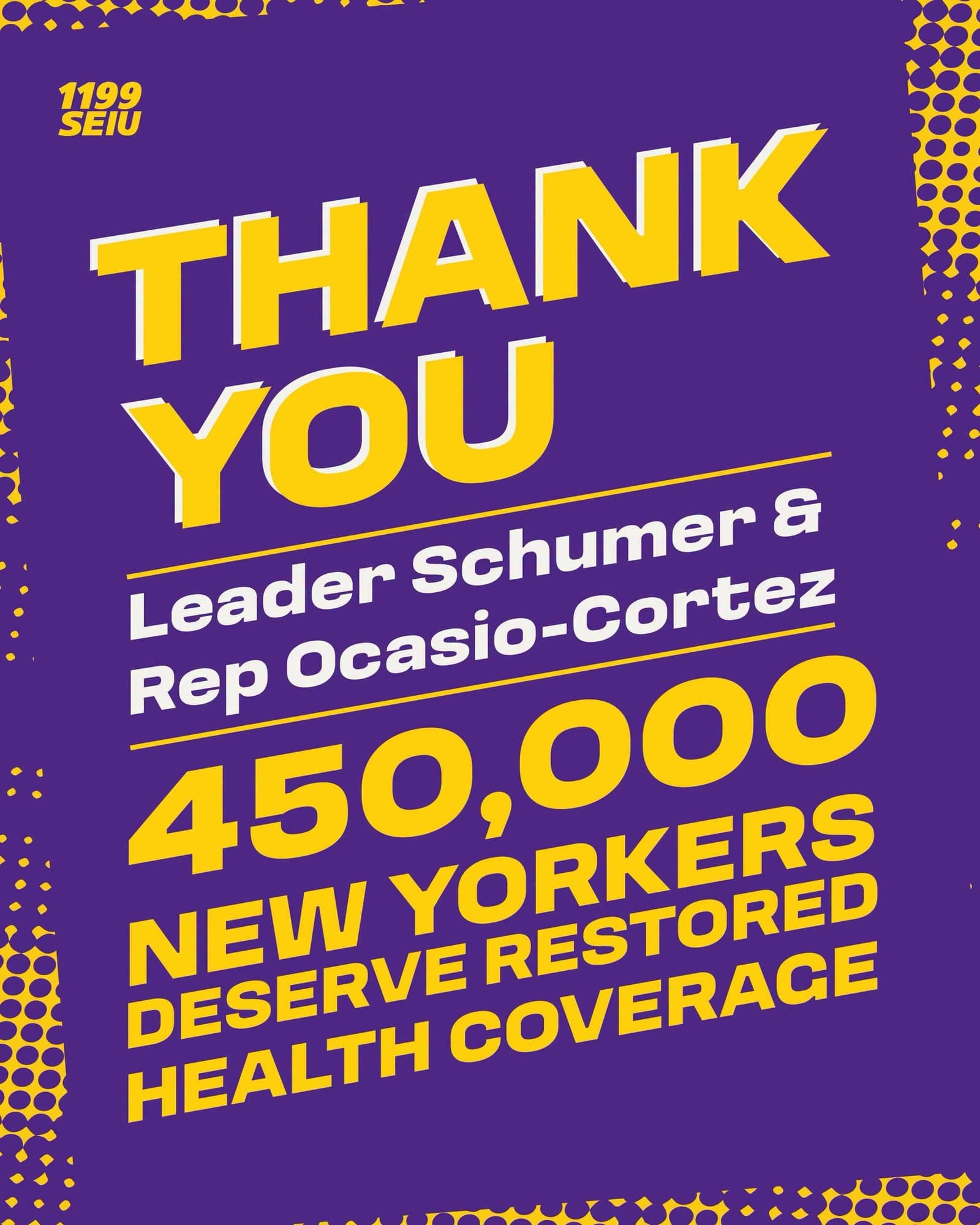 Schumer And AOC Introduce Legislation To Restore Health Coverage For 450,000 New Yorkers