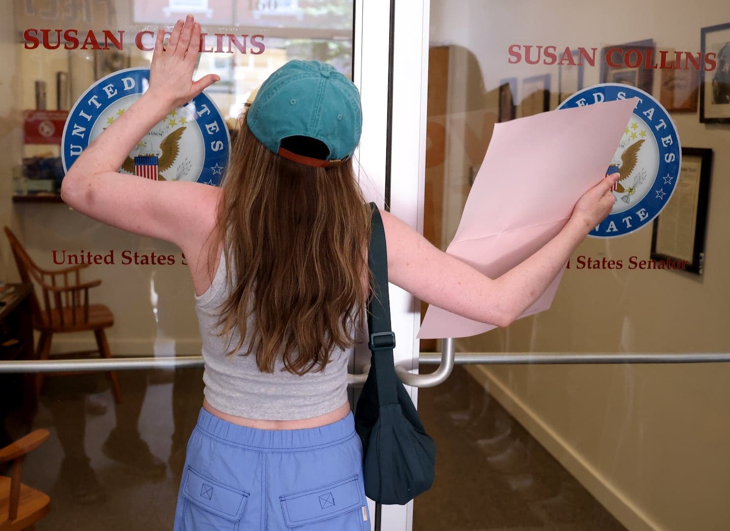 ICE Maine shooting draws protesters to Susan Collins' office