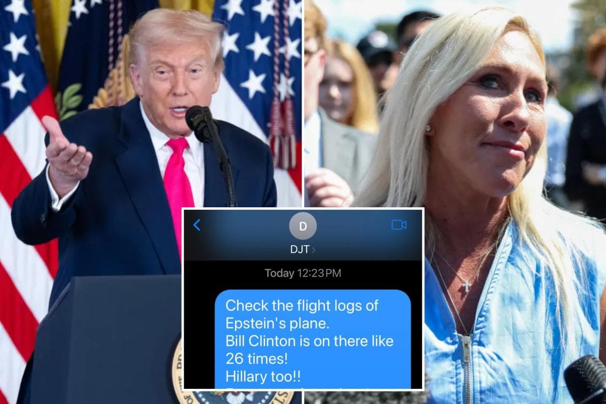 Trump withdraws endorsement of Rep. Marjorie Taylor Greene after Epstein criticism