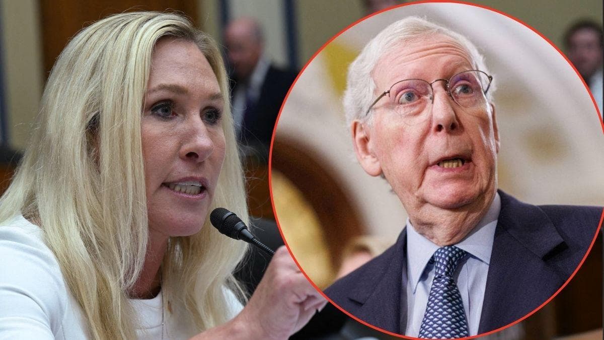Marjorie Taylor Greene Goes Nuclear Over Mitch McConnell's Health Crisis