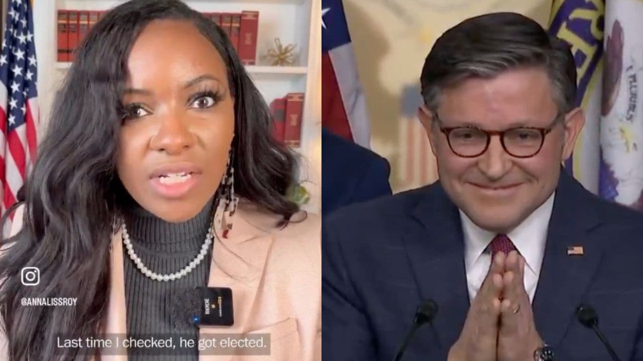 Jasmine Crockett Flips Mike Johnson's 'Mamdani' Snub as Senate Bid Endorsement