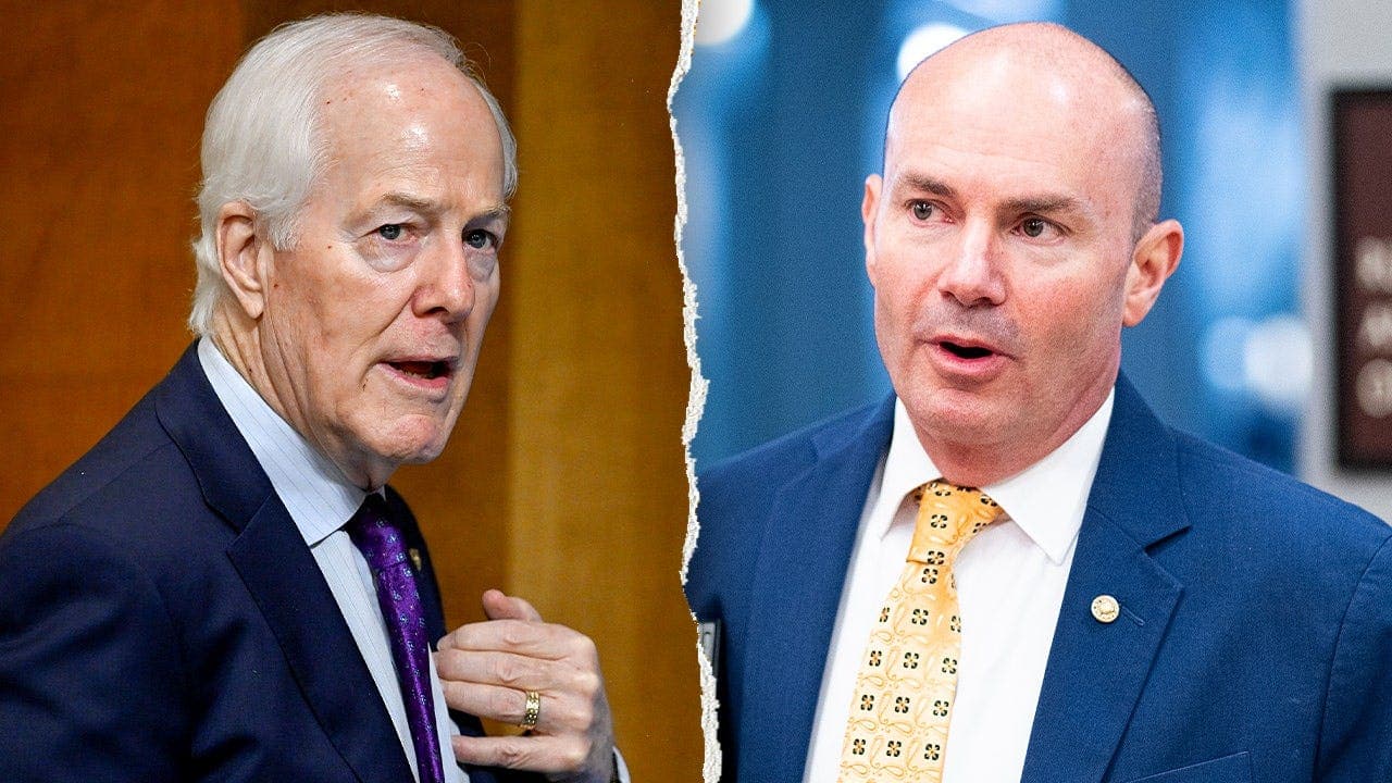 Senators Lee and Cornyn publicly clash over SAVE America Act talking filibuster