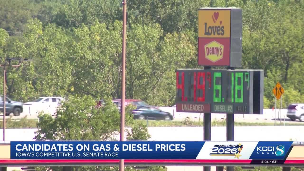 High gas prices become flashpoint in Iowa Senate race