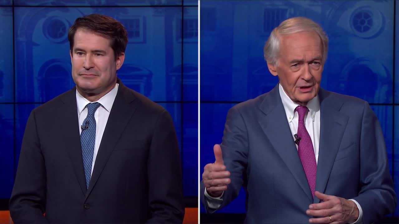 Rep. Moulton, Sen. Markey debate age and the future of Democrats