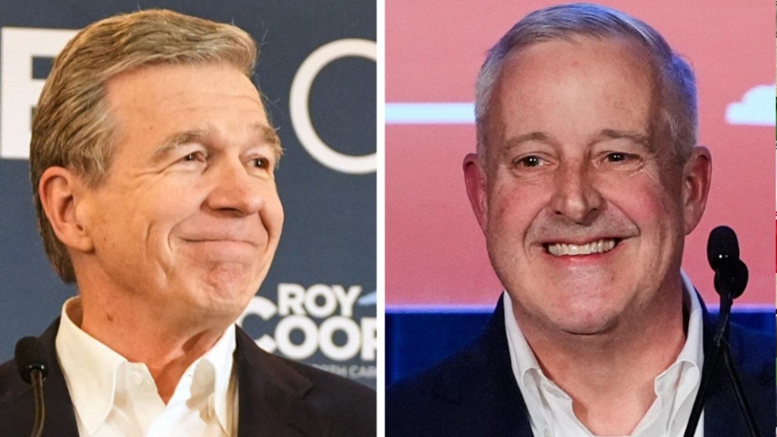 Roy Cooper and Michael Whatley clinch US Senate in North Carolina, setting up high-stakes fall fight