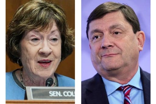 In first Maine Senate debate, Collins seeks to distance herself from Trump