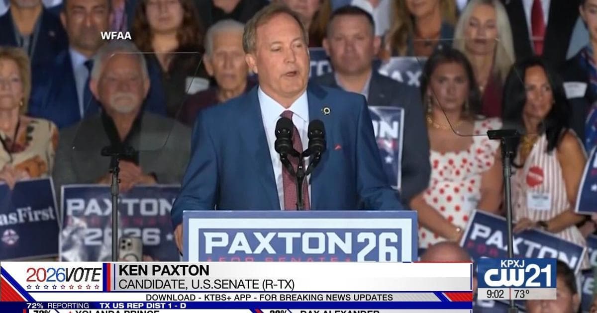 Paxton dominates Cornyn in Texas US Senate runoff, the latest sign of Trump's hold on GOP