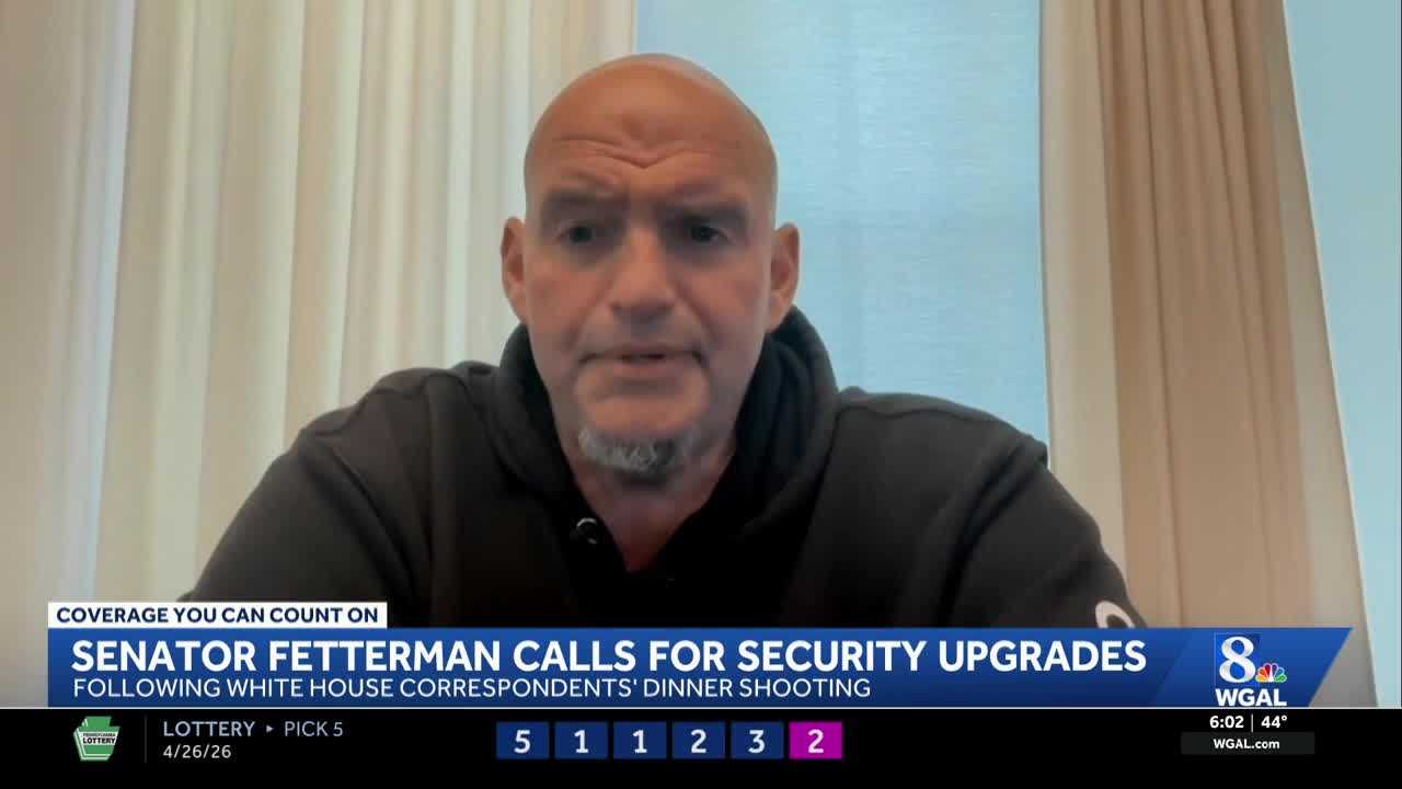 Pennsylvania senators, Fetterman and McCormick, react to White House Correspondents' Dinner shooting