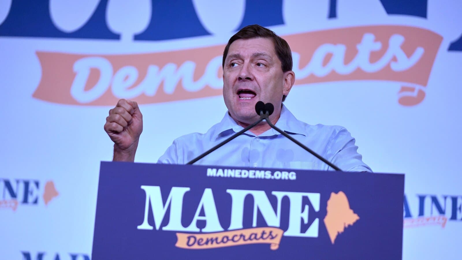 Maine Democrats are meeting to pick a new Senate nominee to face Republican Sen. Susan Collins