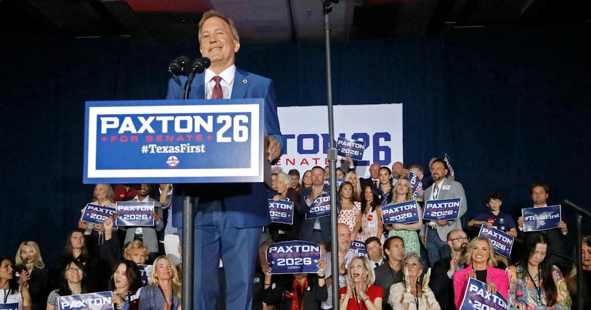 Republicans Scramble to Erase Anything Bad They Said About Ken Paxton
